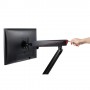 LogiLink BP0091 supporto da tavolo per Tv a schermo piatto 81,3 cm (32") Morsa Nero, Rosso (BP0091)