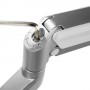 LogiLink BP0089 supporto da tavolo per Tv a schermo piatto 81,3 cm (32") Morsa Argento (BP0089)