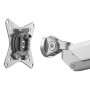 LogiLink BP0087 supporto da tavolo per Tv a schermo piatto 81,3 cm (32") Morsa Argento (BP0087)