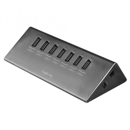 LogiLink UA0225 hub di interfaccia 480 Mbit/s Nero (UA0225)