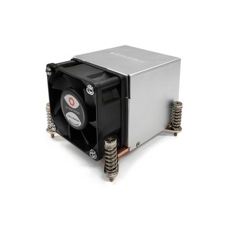 Inter-Tech K-650 Processore Refrigeratore 6 cm Alluminio, Nero (88885510)