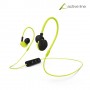 Hama Active BT Cuffia Auricolare Bluetooth Nero, Giallo (177095)
