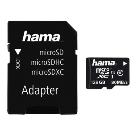 Hama 128GB microSDXC memoria flash UHS-I Classe 10 (124160)