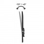 Hama 00118108 Supporto TV a parete 190,5 cm (75") Nero (118108)