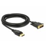 DeLOCK 85314 cavo e adattatore video 3 m DisplayPort DVI-D Nero (85314)