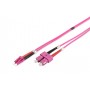 Digitus OM4, LC/SC, 10m cavo a fibre ottiche I-VH Viola (DK-2532-10-4)