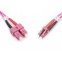 Digitus OM4, LC/SC, 10m cavo a fibre ottiche I-VH Viola (DK-2532-10-4)