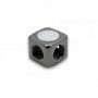 EK Water Blocks EK-AF T-Splitter 3F G1/4 Nero, Nichel (3831109847091)