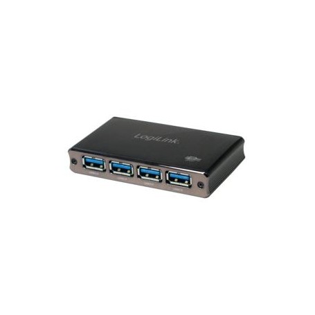 LogiLink UA0282 hub di interfaccia USB 3.2 Gen 1 (3.1 Gen 1) Micro-B 5000 Mbit/s Nero (UA0282)