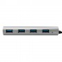 LogiLink UA0307 hub di interfaccia USB 3.2 Gen 1 (3.1 Gen 1) Type-A 5000 Mbit/s Alluminio (UA0307)