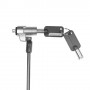 LogiLink NBS012 cavo di sicurezza Nero, Argento (NBS012)