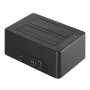 LogiLink QP0028 docking station per unità di archiviazione USB 3.2 Gen 2 (3.1 Gen 2) Type-C Nero (QP0028)