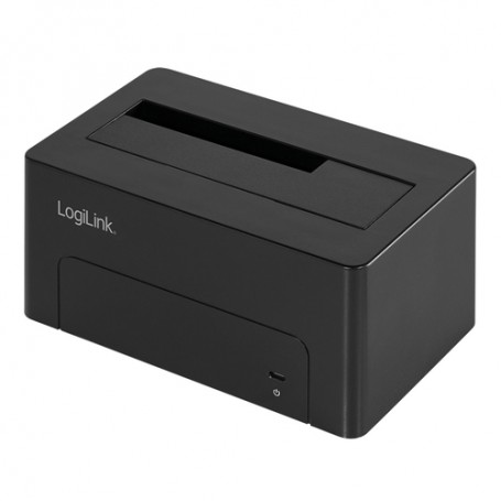 LogiLink QP0027 docking station per unità di archiviazione USB 3.2 Gen 2 (3.1 Gen 2) Type-C Nero (QP0027)