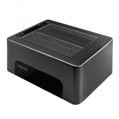LogiLink QP0029 docking station per unità di archiviazione USB 3.2 Gen 1 (3.1 Gen 1) Type-B Nero (QP0029)