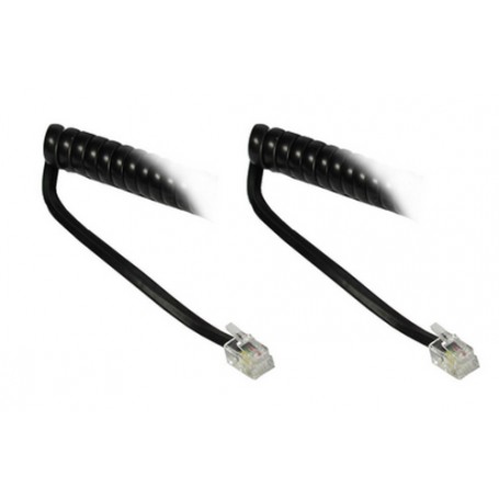 Alcasa THS-02 cavo telefonico 2 m Nero (THS-02)