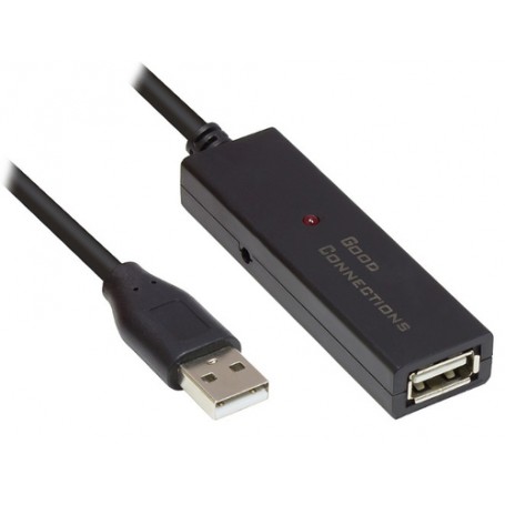 Alcasa GC-M0134 cavo USB 20 m USB 2.0 USB A Nero (GC-M0134)