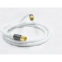 Alcasa GC-M2045 cavo coassiale RG-6 5 m IEC coax Bianco (GC-M2045)