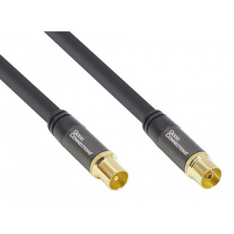 Alcasa GC-M2053 cavo coassiale 2 m IEC Nero (GC-M2053)