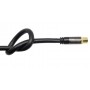 Alcasa GC-M2053 cavo coassiale 2 m IEC Nero (GC-M2053)
