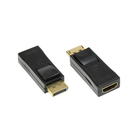 Alcasa HDMI - DisplayPort F/M Nero (HDMI-DPG)