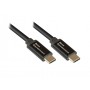 Alcasa 2213-SF010S cavo USB 1 m USB 2.0 USB C Nero (2213-SF010S)