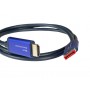 Alcasa 4860-SF010B cavo e adattatore video 1 m DisplayPort HDMI Blu (4860-SF010B)