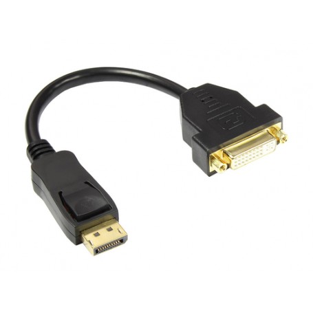 Alcasa DP-AD06 cavo e adattatore video 0,2 m DVI-I DisplayPort Nero (DP-AD06)