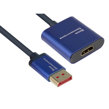 Alcasa DP-AD07 cavo e adattatore video 0,2 m DisplayPort HDMI Blu (DP-AD07)