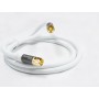 Alcasa GC-M2086 cavo coassiale 7,5 m F-plug Bianco (GC-M2086)