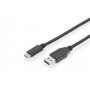 Digitus DB-300146-010-S cavo USB 1 m USB 3.2 Gen 2 (3.1 Gen 2) USB C USB A Nero (DB-300146-010-S)