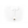 Digitus DB-340406-001-W cavo e adattatore video 0,15 m DVI-I Bianco (DB-340406-001-W)