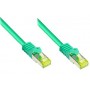 Alcasa 8070R-003G cavo di rete Verde 0,25 m Cat7 S/FTP (S-STP) (8070R-003G)
