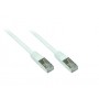 Alcasa 15m Cat5e cavo di rete Bianco SF/UTP (S-FTP) (855W-150)