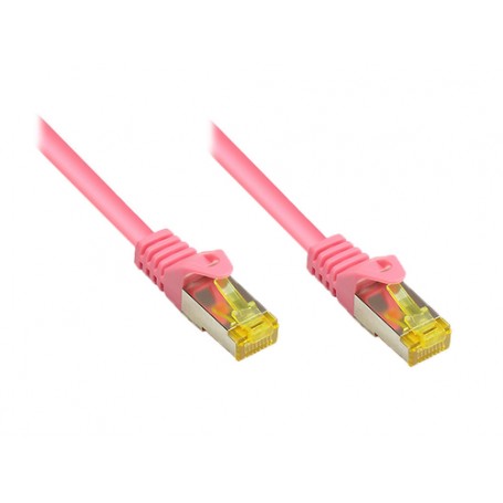 Alcasa 10m Cat7 RJ-45 cavo di rete Magenta S/FTP (S-STP) (8070R-100M)