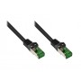 Alcasa 8062-H250S cavo di rete Nero 25 m Cat6a S/FTP (S-STP) (8062-H250S)