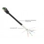 Alcasa 8062-H250S cavo di rete Nero 25 m Cat6a S/FTP (S-STP) (8062-H250S)