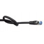 Alcasa 8060-SF003S cavo di rete Nero 0,25 m Cat6a S/FTP (S-STP) (8060-SF003S)