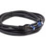 Alcasa 8060-SF003S cavo di rete Nero 0,25 m Cat6a S/FTP (S-STP) (8060-SF003S)