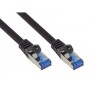 Alcasa 8060-SF015S cavo di rete Nero 1,5 m Cat6a S/FTP (S-STP) (8060-SF015S)