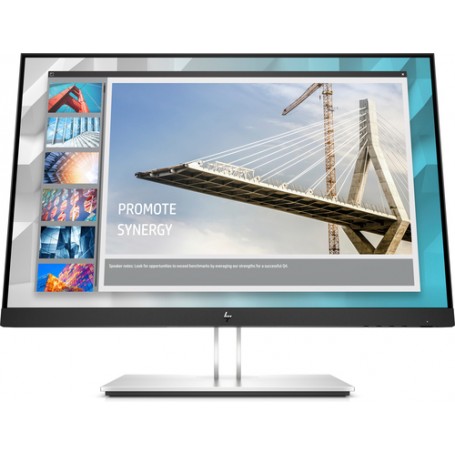HP E-Series E24i G4 61 cm (24") 1920 x 1200 Pixel WUXGA Nero, Argento (9VJ40AA#ABB)