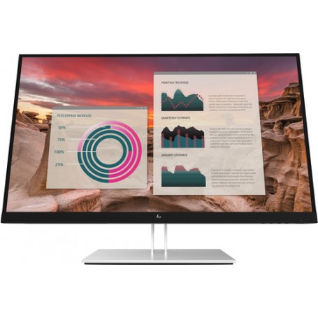 HP E27u G4 68,6 cm (27") 2560 x 1440 Pixel Quad HD Nero, Argento (189T3AA#ABB)