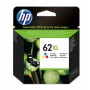 HP 62XL High Yield Tri-color Original Ink Cartridge cartuccia d'inchiostro 1 pz Resa elevata (XL) Ciano, Magenta,  (C2P07AE#UUS)