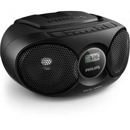 Philips AZ215B/12 impianto stereo portatile Digitale 3 W Nero (AZ215B/12)