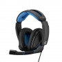 EPOS | SENNHEISER GSP 300 Cuffia Padiglione auricolare Connettore 3.5 mm Nero, Blu (1000238)