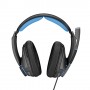 EPOS | SENNHEISER GSP 300 Cuffia Padiglione auricolare Connettore 3.5 mm Nero, Blu (1000238)