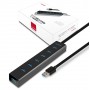 Axagon HUE-SA7BP hub di interfaccia USB 3.2 Gen 1 (3.1 Gen 1) Type-A 5000 Mbit/s Nero (HUE-SA7BP)