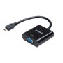 Akasa AK-CBHD21-15BK cavo e adattatore video 0,15 m HDMI tipo D (Micro) VGA (D-Sub) Nero (AK-CBHD21-15BK)