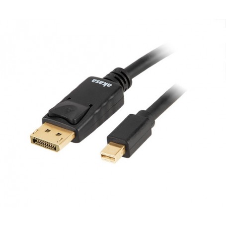 Akasa AK-CBDP22-20BK cavo DisplayPort 2 m Mini DisplayPort Nero (AK-CBDP22-20BK)