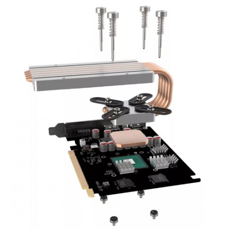Streacom ST-DB4GPU ventola per PC Scheda grafica Refrigeratore Multicolore (ST-DB4GPU)