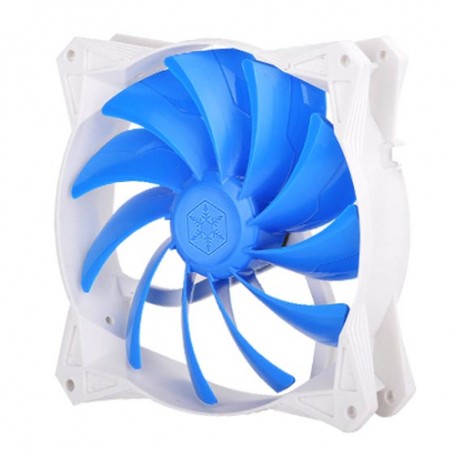 Silverstone FQ141 Case per computer Ventilatore 14 cm Blu, Bianco (SST-FQ141)